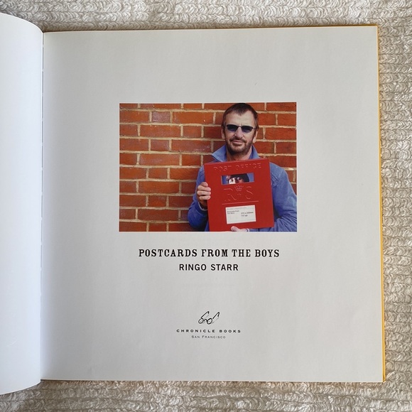 Postcards From the Boys book by Ringo Starr - Picture 4 of 5